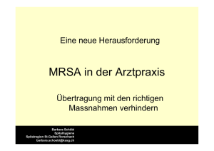 MRSA in der Arztpraxis