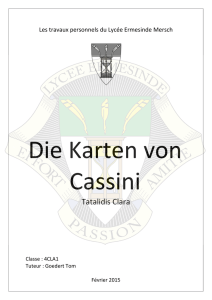 Die Karten von Cassini