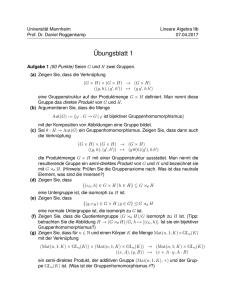 Ubungsblatt 1 - Daniel Roggenkamp