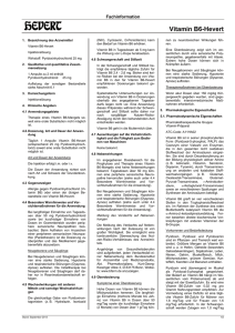 Fachinformation Vitamin B6