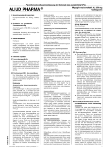 Mycophenolatmofetil AL 250 mg Hartkapseln