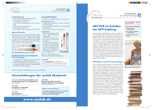 HPV-PCR im Zeitalter der HPV