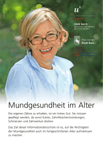 Mundgesundheit im Alter - Swiss Dental Hygienists