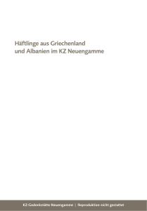 Häftlinge aus Griechenland und Albanien im KZ