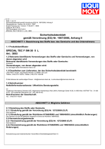 Sicherheitsdatenblatt gemäß Verordnung (EG) Nr. 1907/2006