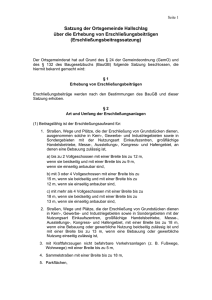 Erschließungsbeitragssatzung - Verbandsgemeinde Obere Kyll