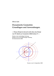 Dynamische Geometrie: Grundlagen und Anwendungen.