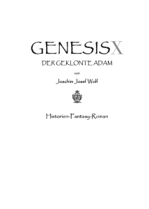 Leseprobe - Joachim Josef Wolf