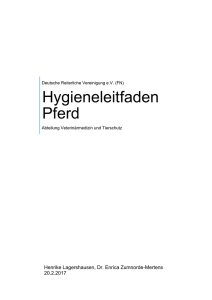 Hygiene Leitfaden - Pferdesportverband Hessen