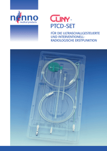 PTCD Sets ONE STEP und TWO STEP