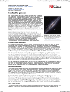 Entstaubte galaxien - University of Central Lancashire
