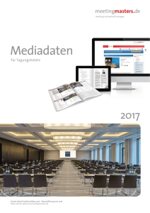 Mediadaten Hotels - meetingmasters.de