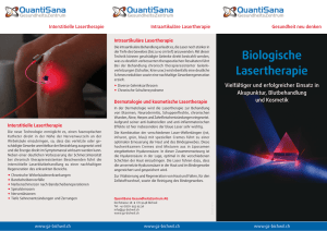 Biologische Lasertherapie