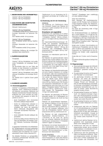 Clarilind 250/500 mg Filmtabletten - SRZ