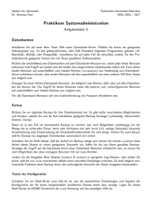 Aufgabenblatt 5 / Datenbanken - Technische Universität München