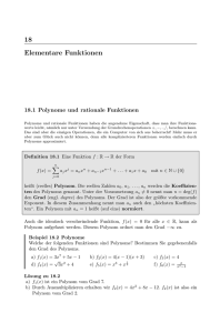 18 Elementare Funktionen - EDV