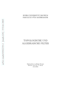 arXiv:math/0302235v1 [math.GN] 19 Feb 2003 TOPOLOGISCHE