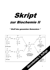 Biochemie II