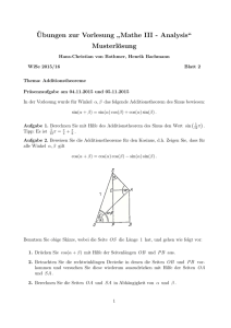 Lösungen Blatt 3