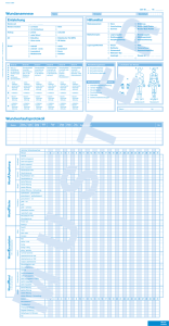 Wundanamnese Wundverlaufsprotokoll U F E R