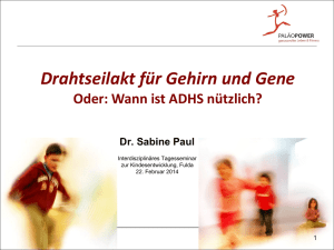 Sabine Paul_Drahtseilakt für Gehirn und Gene
