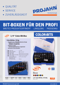 BIT-BOXEN FÜR DEN PROFI