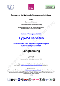 und Behandlungsstrategien f&uuml;r Fu&szlig;komplikationen