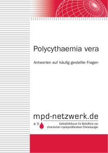 Polycythaemia vera - Deutsche Leukämie- und Lymphom