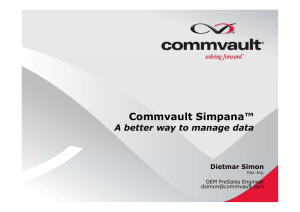 Commvault - ISO Datentechnik GmbH