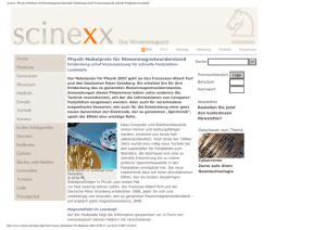 scinexx | Physik-Nobelpreis für Riesenmagnetowiderstand