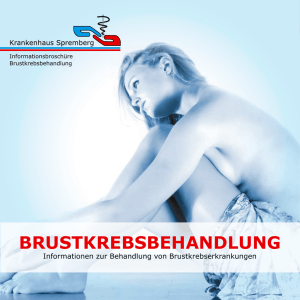 BRUSTKREBSBEHANDLUNG - Krankenhaus Spremberg