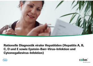 Rationelle Diagnostik viraler Hepatitiden (Hepatitis A, B, C, D und E