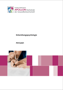 PSYGH01 Entwicklungspsychologie