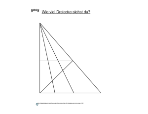 Wie viel Dreiecke siehst du? geog