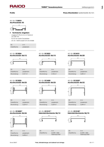 Lieferprogramm Profile E.1-111 - E.1-113 Press-Deckleisten