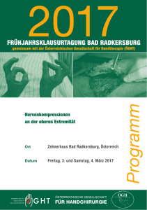 Programm - Österreichische Gesellschaft für Handchirurgie