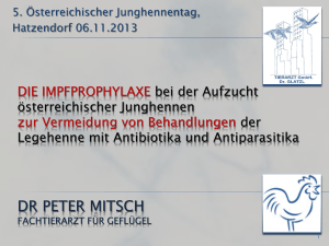 Titel des Vortrags Dr. Vorname und name