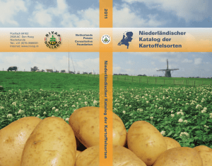 Niederländischer Katalog der Kartoffelsorten 2011