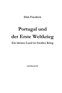 Portugal und der Erste Weltkrieg