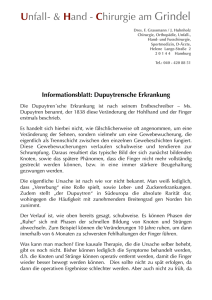 Informationsblatt Dupuytren