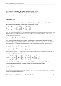Eulersche Winkel, Drehmatrizen und Spin.nb