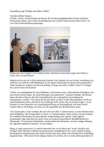 Ausstellung zeigt "Könige und andere Größen" Von Horst