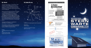 Sternwarten-Prospekt 2009
