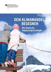 Dem Klimawandel begegnen: Die Deutsche