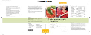 Ernährungsratgeber Diabetes