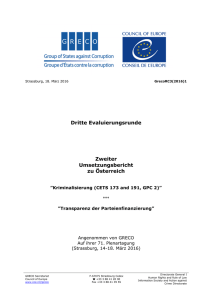 Zweiter Umsetzungsbericht zu Österreich