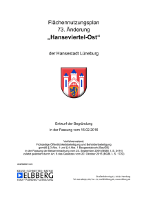 73. Änderung Flächennutzungsplan Hanseviertel-Ost
