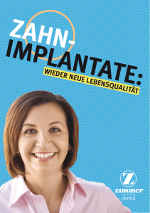 Patienteninformationsbroschüre Implantate