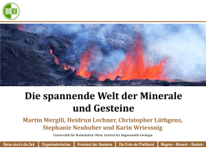 Magma – Mineral – Gestein