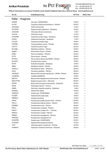 Preisliste - PDF (ca. 0,1 Mb)